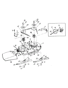 Deck Assembly parts for Mtd Lawn Tractor 134Y472F000 / 1994 from AppliancePartsPros.com