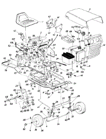 Parts01 parts for Mtd Lawn Tractor 135-398-000 / 1985 from AppliancePartsPros.com