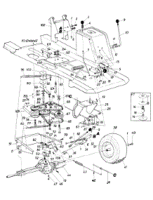Parts12 parts for Mtd Lawn Tractor 135-504-120 / 1985 from AppliancePartsPros.com