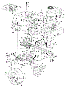 Parts17 parts for Mtd Lawn Tractor 135-698-000 / 1985 from AppliancePartsPros.com