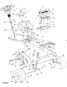 Parts parts for Mtd Lawn Tractor 135-731-000 / 1985 from AppliancePartsPros.com