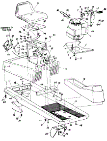 Riding (Part 1) parts for Mtd Lawn Tractor 13511S / 1985 from AppliancePartsPros.com