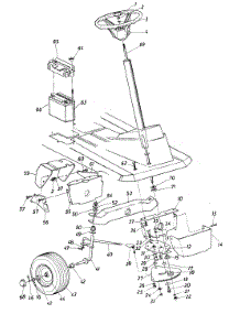 Riding parts for Mtd Lawn Tractor 13513C / 1986 from AppliancePartsPros.com