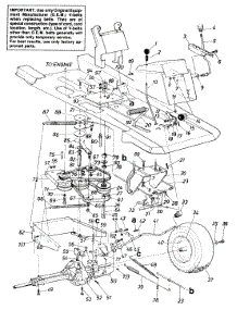 Riding parts for Mtd Lawn Tractor 13514-9 / 1989 from AppliancePartsPros.com