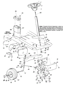 Riding parts for Mtd Lawn Tractor 13514-9 / 1989 from AppliancePartsPros.com