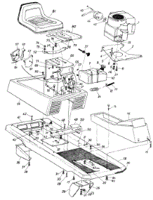 Riding parts for Mtd Lawn Tractor 13517C / 1986 from AppliancePartsPros.com
