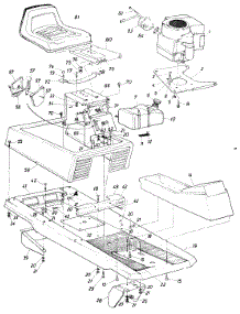 Riding (Part 1) parts for Mtd Lawn Tractor 13517S / 1985 from AppliancePartsPros.com