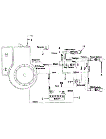 Electrical / Switches parts for Mtd Lawn Tractor 135B560B302 / 1995 from AppliancePartsPros.com