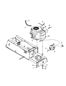 Engine Mounting / Muffler parts for Mtd Lawn Tractor 135G665G000 / 1995 from AppliancePartsPros.com