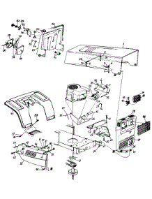 Hood Style 8 parts for Mtd Lawn Tractor 135O698G000 / 1995 from AppliancePartsPros.com
