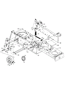 Frame & Wheel Assembly parts for Mtd Lawn Tractor 135O765N013 / 1995 from AppliancePartsPros.com