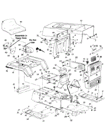 Parts12 parts for Mtd Lawn Tractor 136-701-000 / 1986 from AppliancePartsPros.com