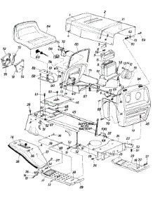 Parts01 parts for Mtd Lawn Tractor 136-704-000 / 1986 from AppliancePartsPros.com