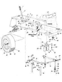 Parts parts for Mtd Lawn Tractor 136-727-000 / 1986 from AppliancePartsPros.com