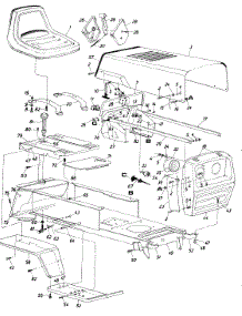 Parts parts for Mtd Lawn Tractor 136-732-000 / 1986 from AppliancePartsPros.com