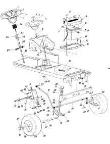 Parts parts for Mtd Lawn Tractor 136-738-000 / 1986 from AppliancePartsPros.com
