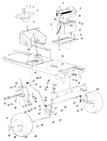 Parts parts for Mtd Lawn Tractor 136-782-000 / 1986 from AppliancePartsPros.com