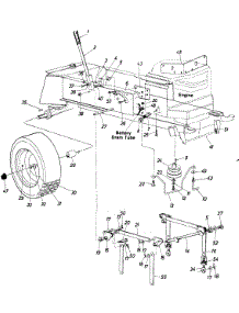 Parts parts for Mtd Lawn Tractor 136-782-000 / 1986 from AppliancePartsPros.com