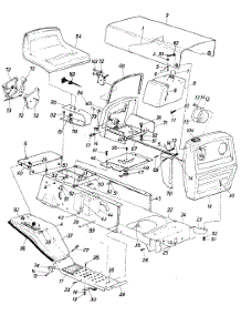 Lawn parts for Mtd Lawn Tractor 13607-7 / 1987 from AppliancePartsPros.com
