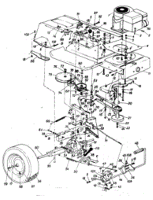 Lawn parts for Mtd Lawn Tractor 13607-7 / 1987 from AppliancePartsPros.com