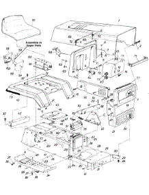Lawn parts for Mtd Lawn Tractor 13611S / 1985 from AppliancePartsPros.com