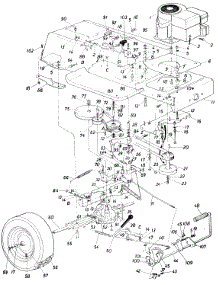 Lawn parts for Mtd Lawn Tractor 13619S / 1985 from AppliancePartsPros.com