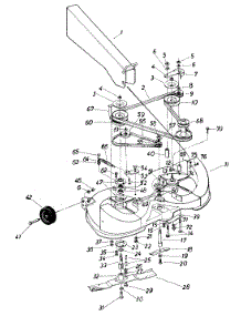 Lawn parts for Mtd Lawn Tractor 13619S / 1985 from AppliancePartsPros.com