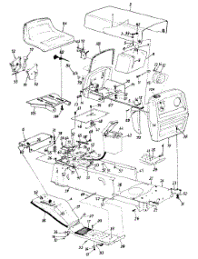 Riding parts for Mtd Lawn Tractor 13637-8 / 1988 from AppliancePartsPros.com