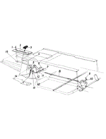 Frame Shifting Linkage parts for Mtd Lawn Tractor 13649C / 1986 from AppliancePartsPros.com