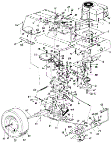 Lawn parts for Mtd Lawn Tractor 13655-7 / 1987 from AppliancePartsPros.com