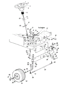 Lawn parts for Mtd Lawn Tractor 13655-9 / 1989 from AppliancePartsPros.com