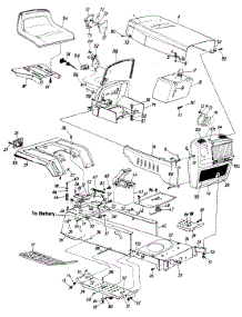 Lawn parts for Mtd Lawn Tractor 13655-9 / 1989 from AppliancePartsPros.com