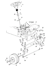 Lawn parts for Mtd Lawn Tractor 13665-7 / 1988 from AppliancePartsPros.com