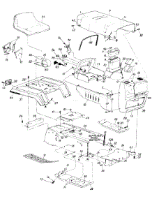 Lawn parts for Mtd Lawn Tractor 13665-7 / 1988 from AppliancePartsPros.com
