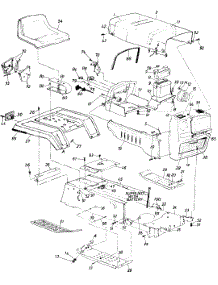 Lawn parts for Mtd Lawn Tractor 13675-7 / 1987 from AppliancePartsPros.com