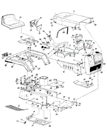 Lawn parts for Mtd Lawn Tractor 13685-9 / 1989 from AppliancePartsPros.com