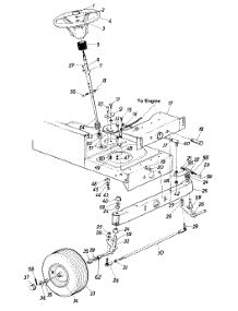 Lawn parts for Mtd Lawn Tractor 13685-9 / 1989 from AppliancePartsPros.com