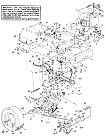 Lawn parts for Mtd Lawn Tractor 13685-9 / 1989 from AppliancePartsPros.com