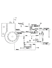Electrical / Switches parts for Mtd Lawn Tractor 136B560B302 / 1996 from AppliancePartsPros.com