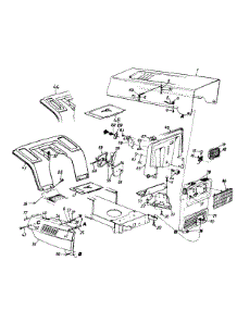Hood Style 8 parts for Mtd Lawn Tractor 136M678G084 / 1996 from AppliancePartsPros.com