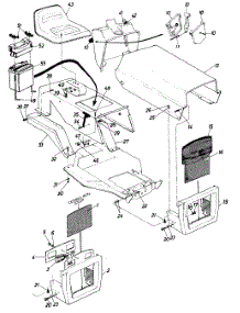 Parts parts for Mtd Lawn Tractor 137-528-000 / 1987 from AppliancePartsPros.com