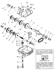 Transmission parts for Mtd Lawn Tractor 137-528-000 / 1987 from AppliancePartsPros.com