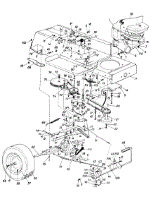 Parts parts for Mtd Lawn Tractor 137-667-000 / 1987 from AppliancePartsPros.com