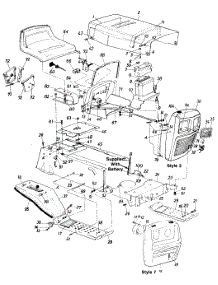 Style 2), (577, 587, 667, 677, 687, 697 parts for Mtd Lawn Tractor 137-692-000 / STYLE 2 1987 from AppliancePartsPros.com