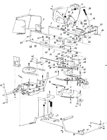 Parts parts for Mtd Lawn Tractor 137-733-000 / 1987 from AppliancePartsPros.com
