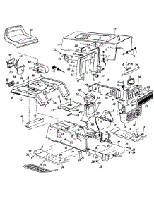 Lawn parts for Mtd Lawn Tractor 13705C / 1986 from AppliancePartsPros.com