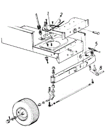 Steering parts for Mtd Lawn Tractor 13705C / 1986 from AppliancePartsPros.com