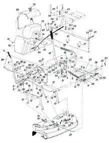 Lawn parts for Mtd Lawn Tractor 13705S / 1985 from AppliancePartsPros.com