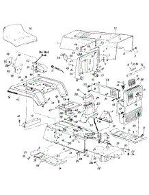 Lawn parts for Mtd Lawn Tractor 13705S / 1985 from AppliancePartsPros.com