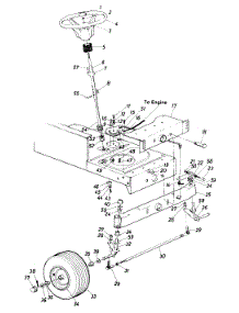 Lawn parts for Mtd Lawn Tractor 13705S / 1985 from AppliancePartsPros.com